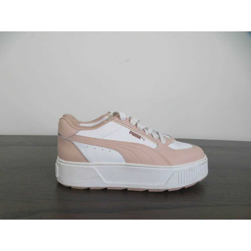 Puma Karmen Rebelle Shoes Womens 8.5 Pink White Platform Sneakers 387212-21